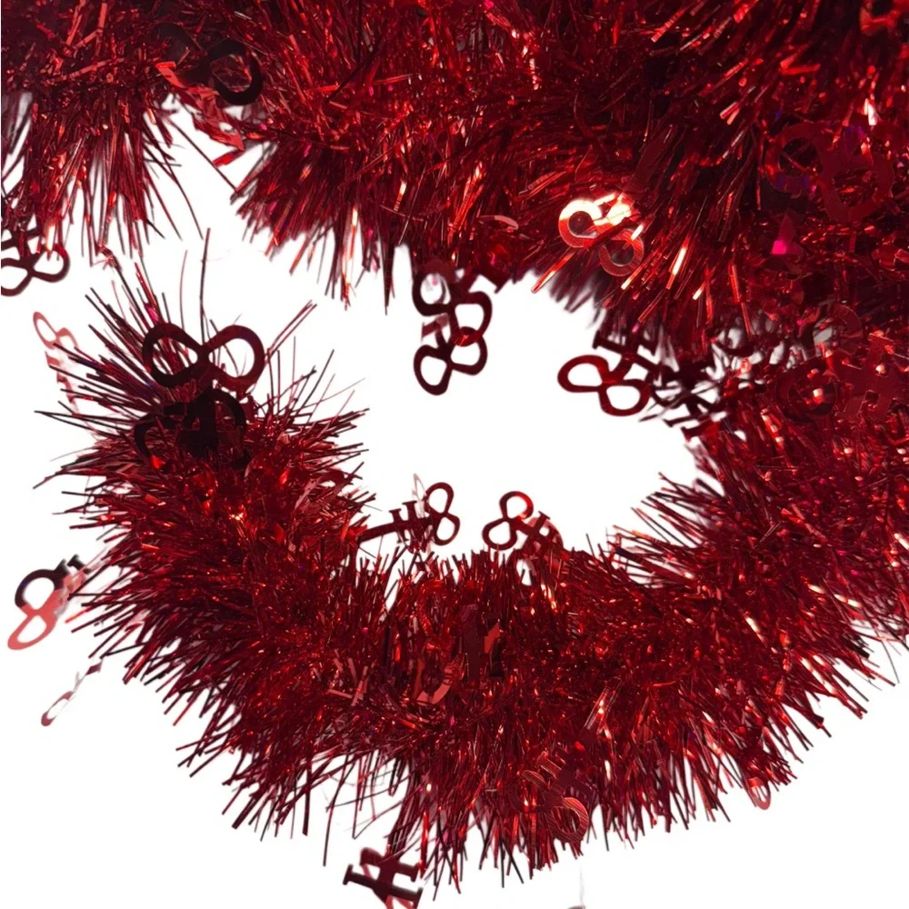 Killstar Red Brimstone Tinsel 76in